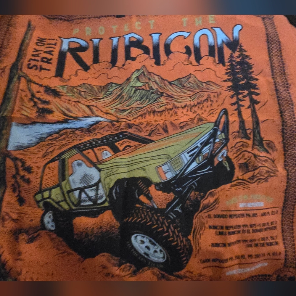 HOST PICK!🎉🎊 Rubicon Trail 2025 Flag/scarf NEW 21"×22" - Picture 5 of 8